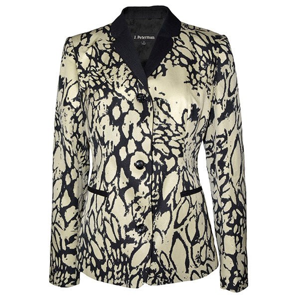 Cream Black Print