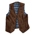 Back East Herringbone VestBrown