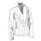 Bow Tuxedo BlouseWhite