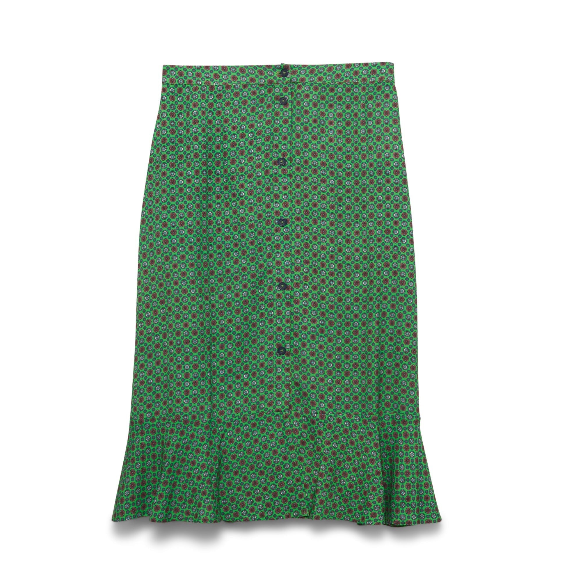Green Geo Print
