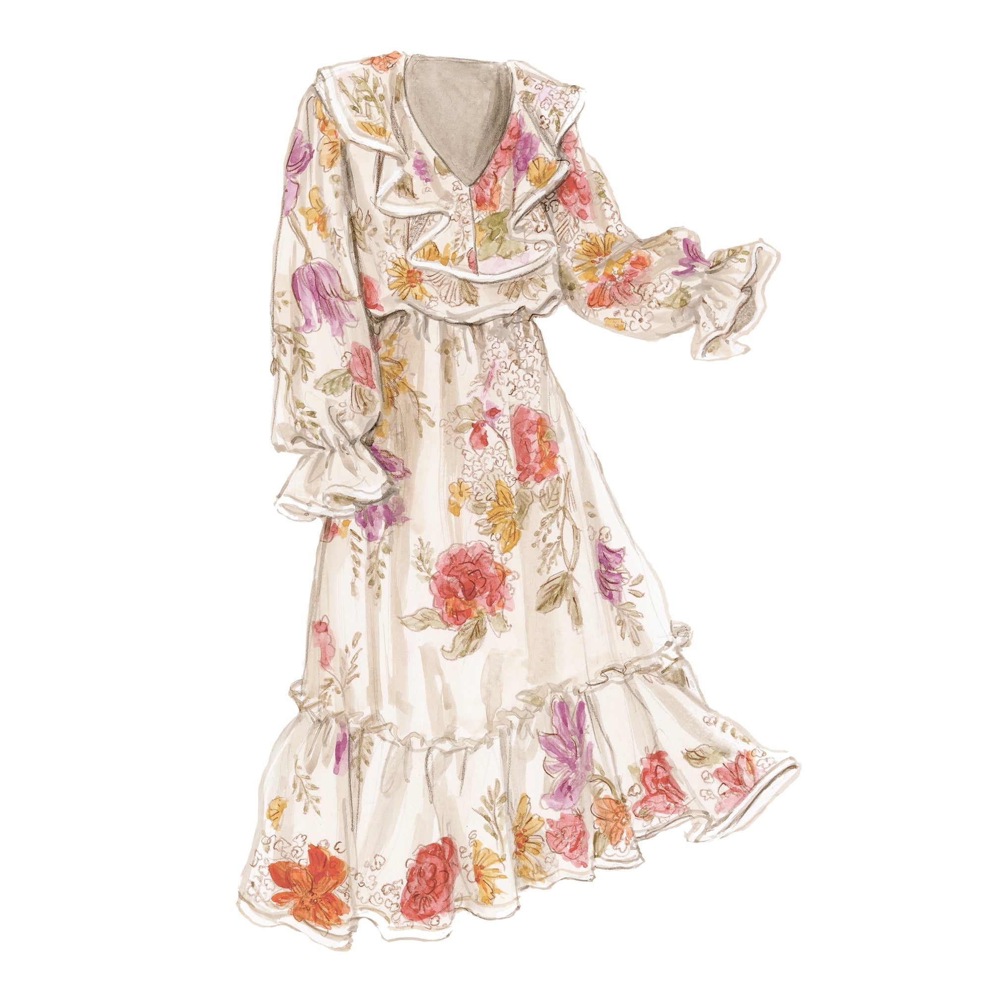 Ivory Floral