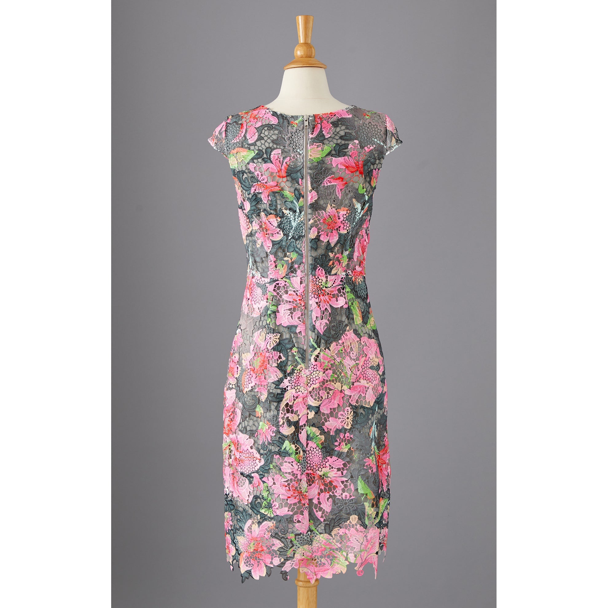 Pink Grey Floral