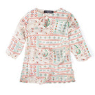 Embroidered Kurta TunicOrange Multi