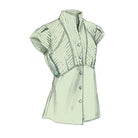 Fenella's Stitch Down BlouseCelery