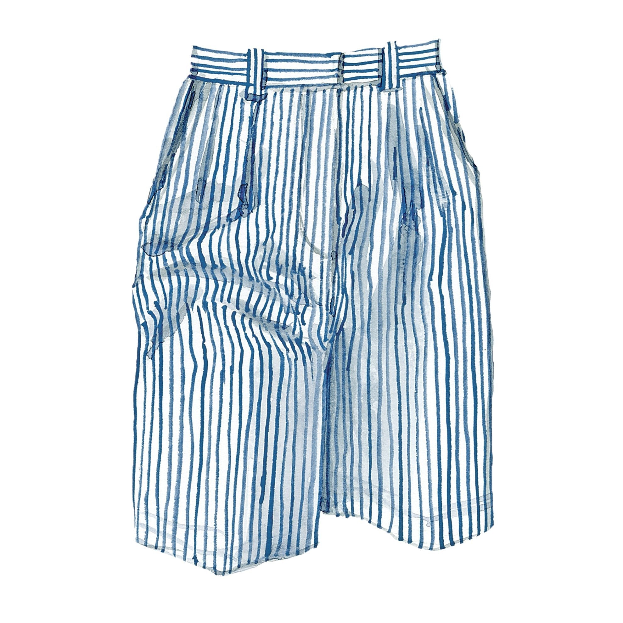 Blue White