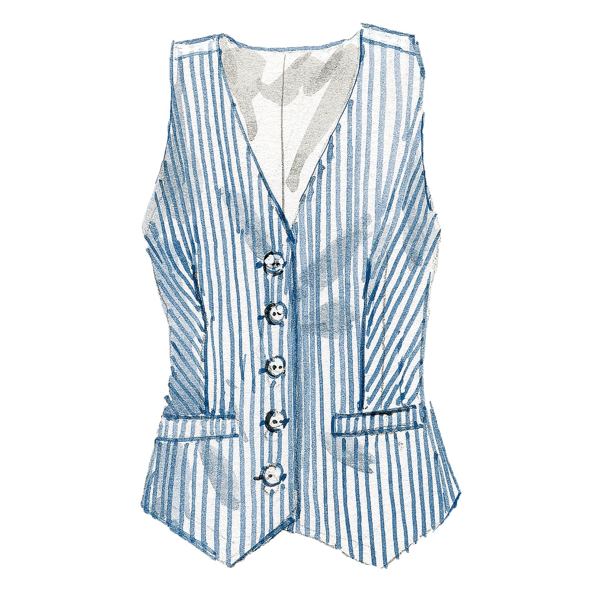 Blue White