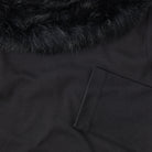 Fur Collar Knit TopBlack