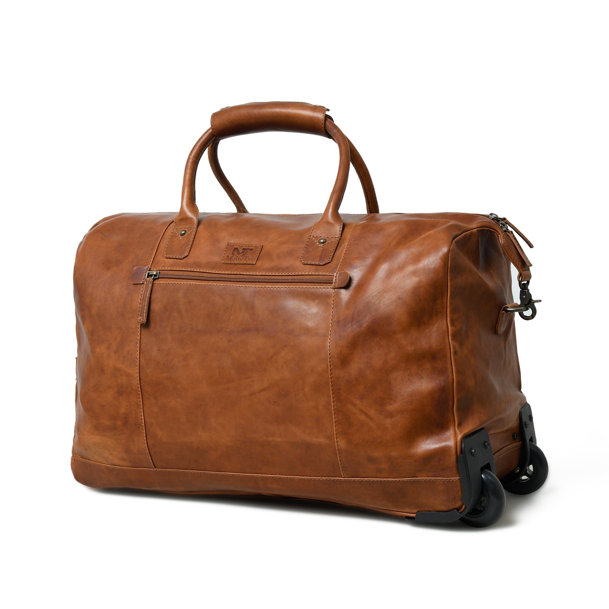 Harbor Leather Trolly Carry - On