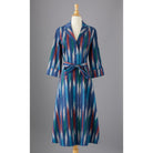 Blue Ikat