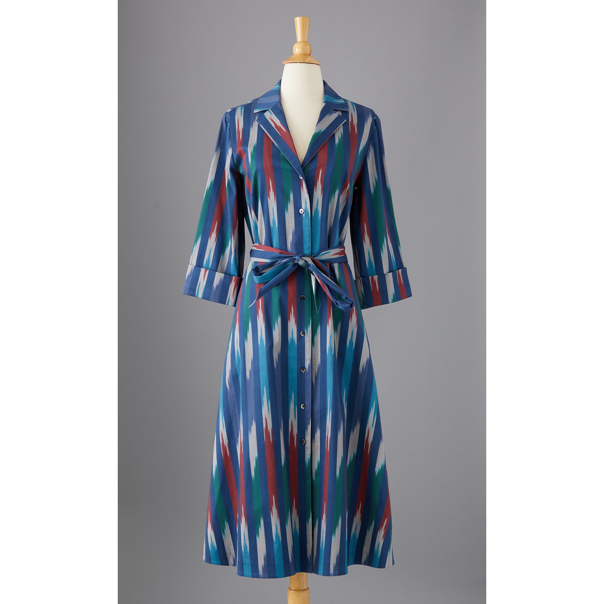 Blue Ikat