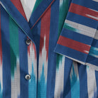 Blue Ikat