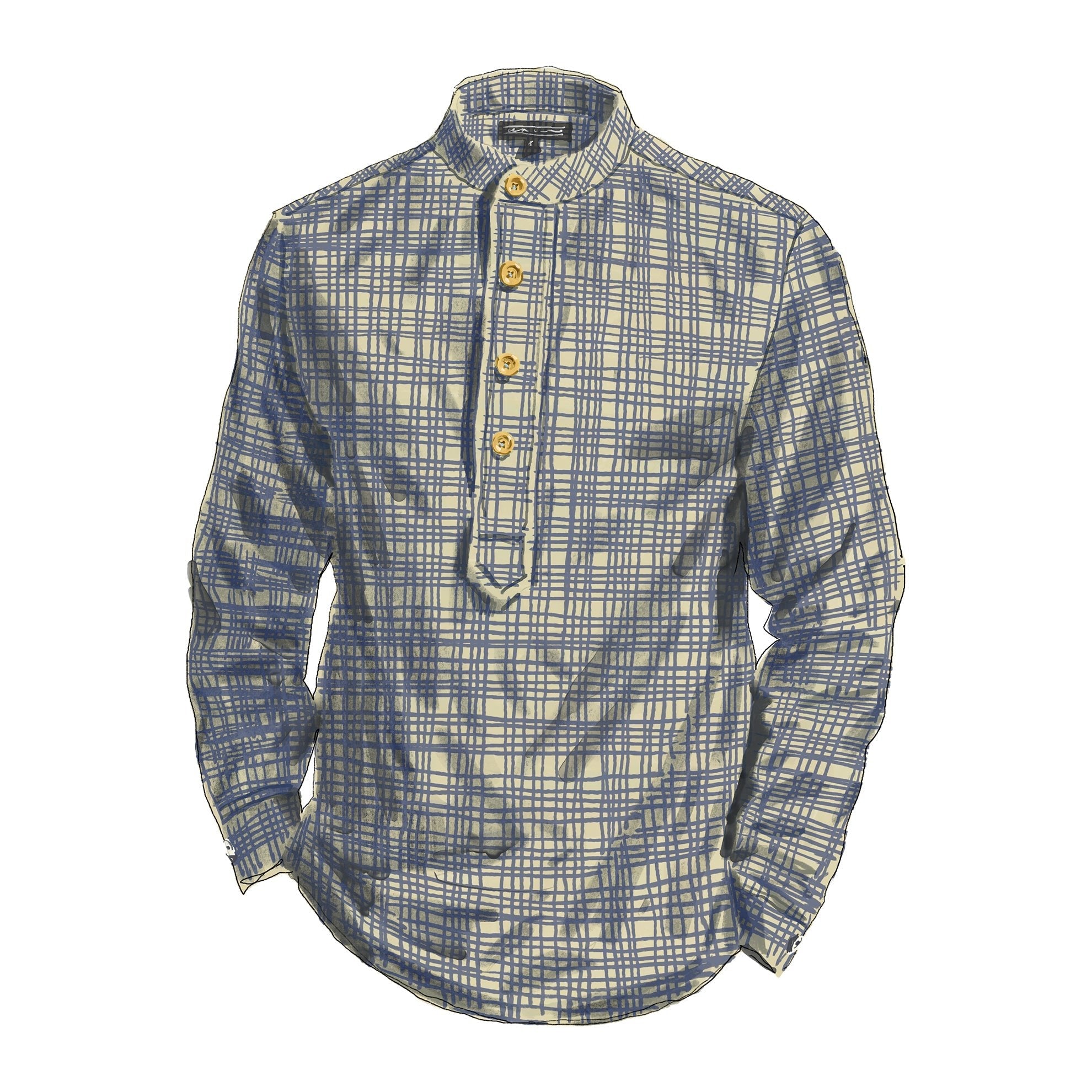 Navy Plaid