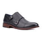 Leather Monk Strap ShoesBlack