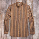 Midwest Brass - Button ShirtBlue Tan