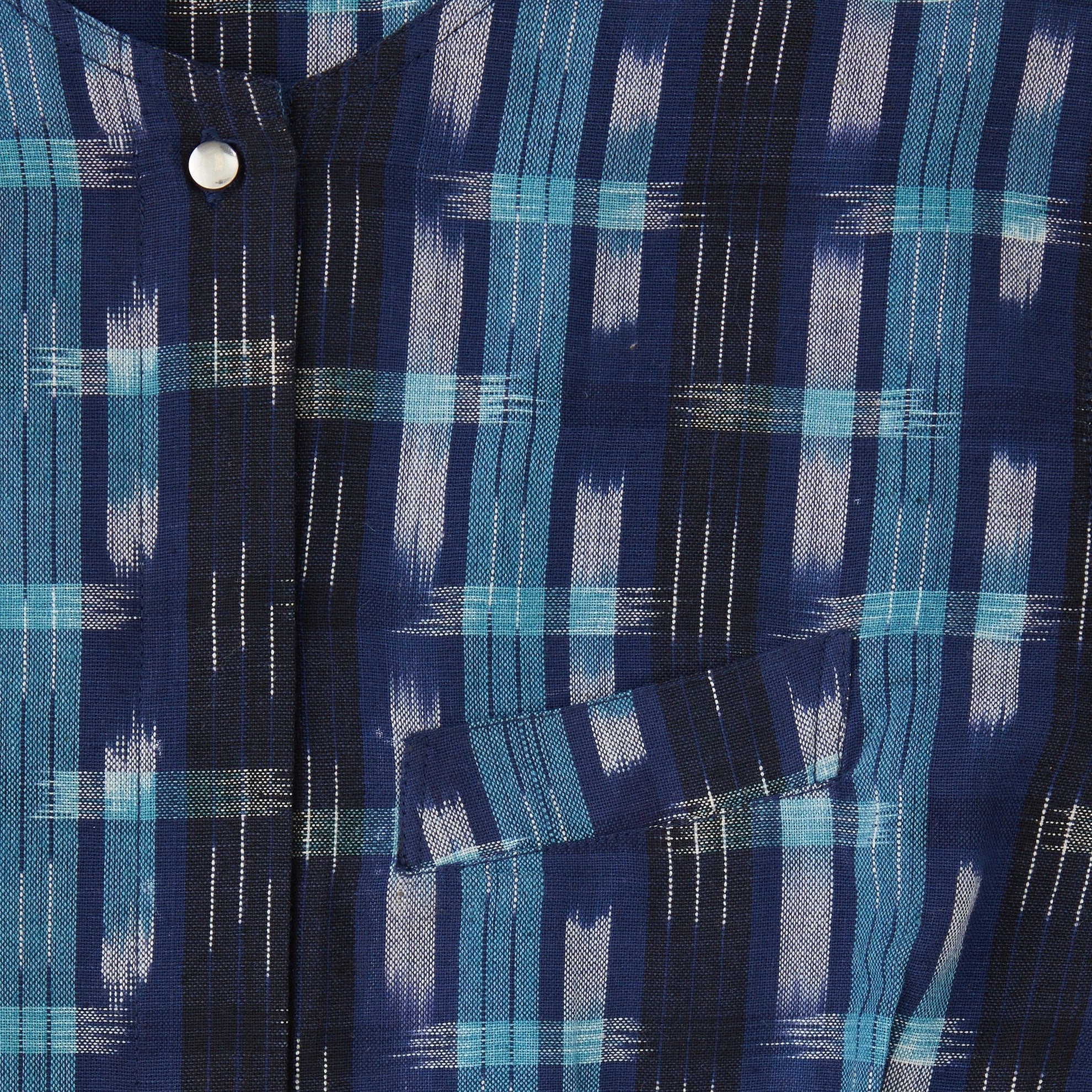 Blue Ikat