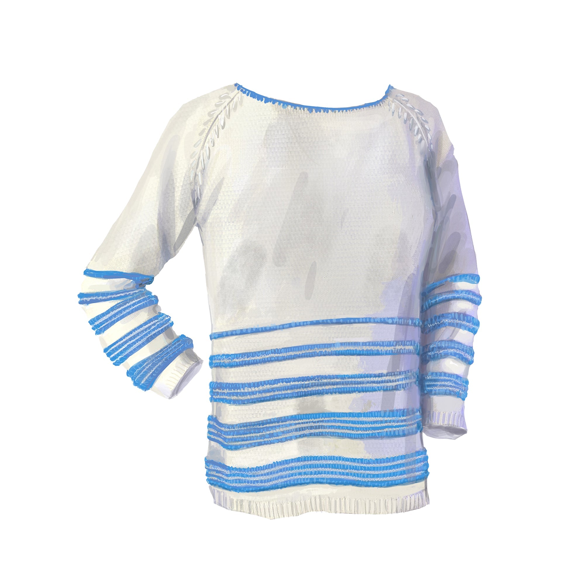 Cream Blue