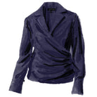 Raw Silk Wrap ShirtCream