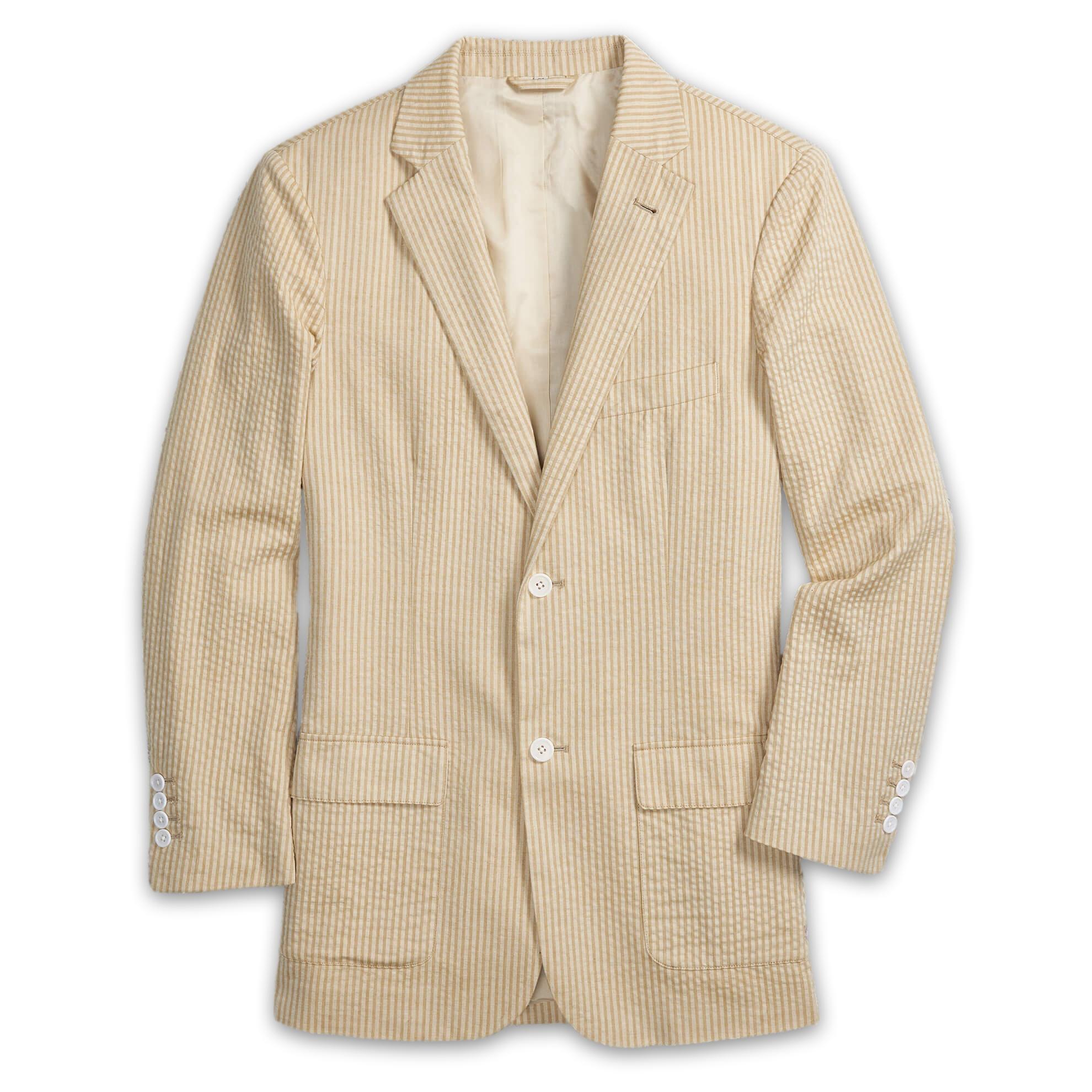 Seersucker Unbound JacketTan