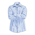 The Lido Collar ShirtBlue Microstripe