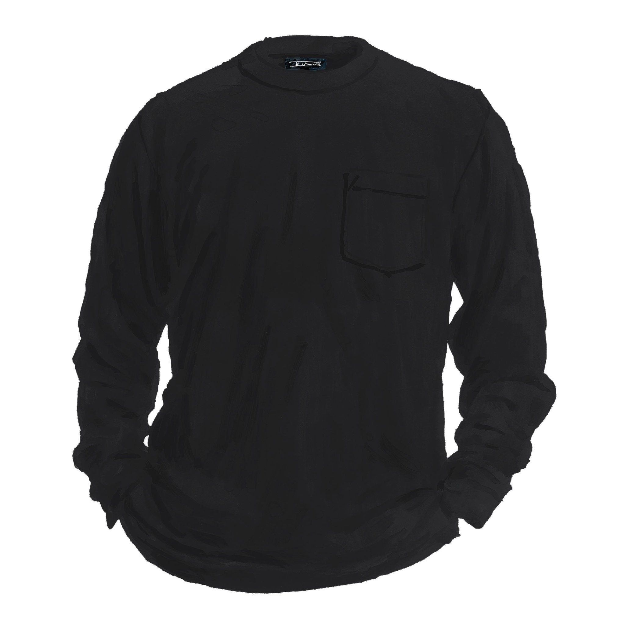 The Original Long Sleeve Vintage T-ShirtsBlack