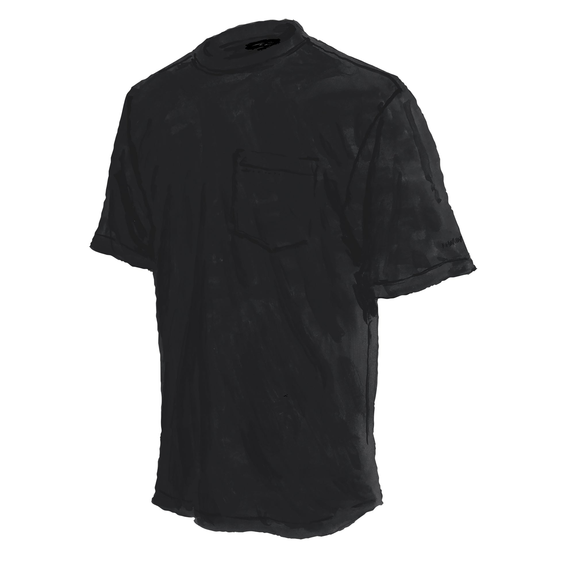 The Original Short - Sleeve Vintage T-ShirtBlack