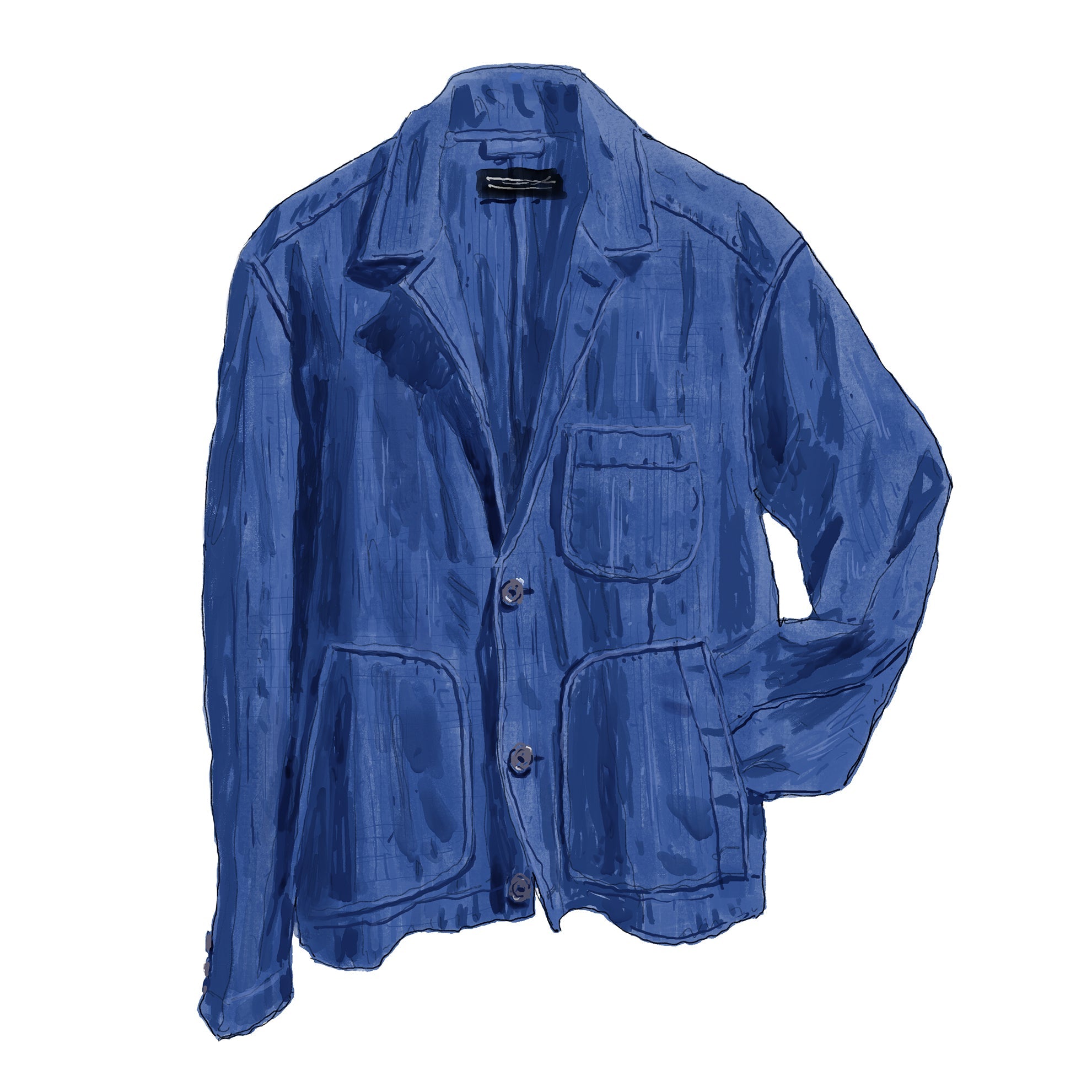The Riviera Linen JacketIndigo
