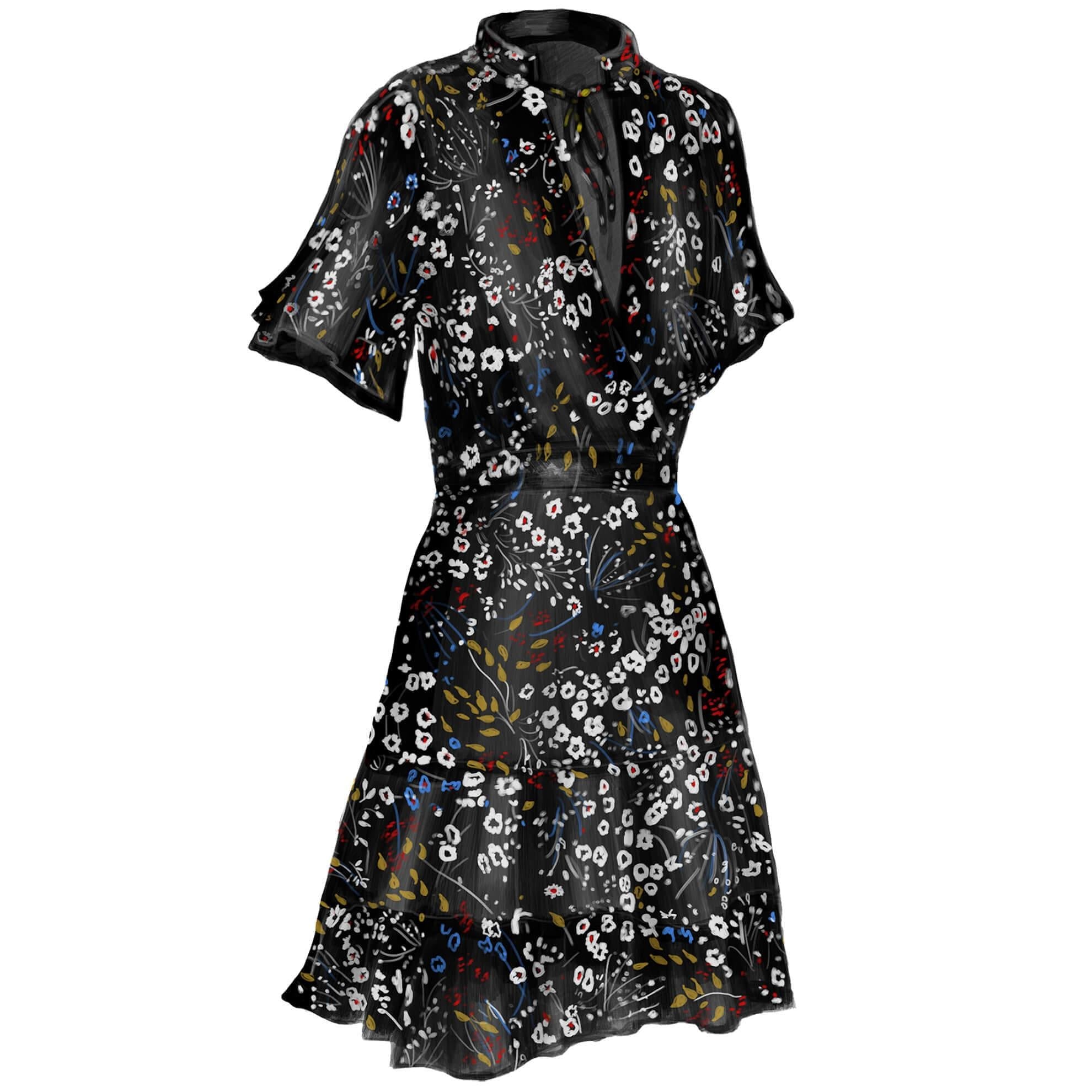 Black Floral
