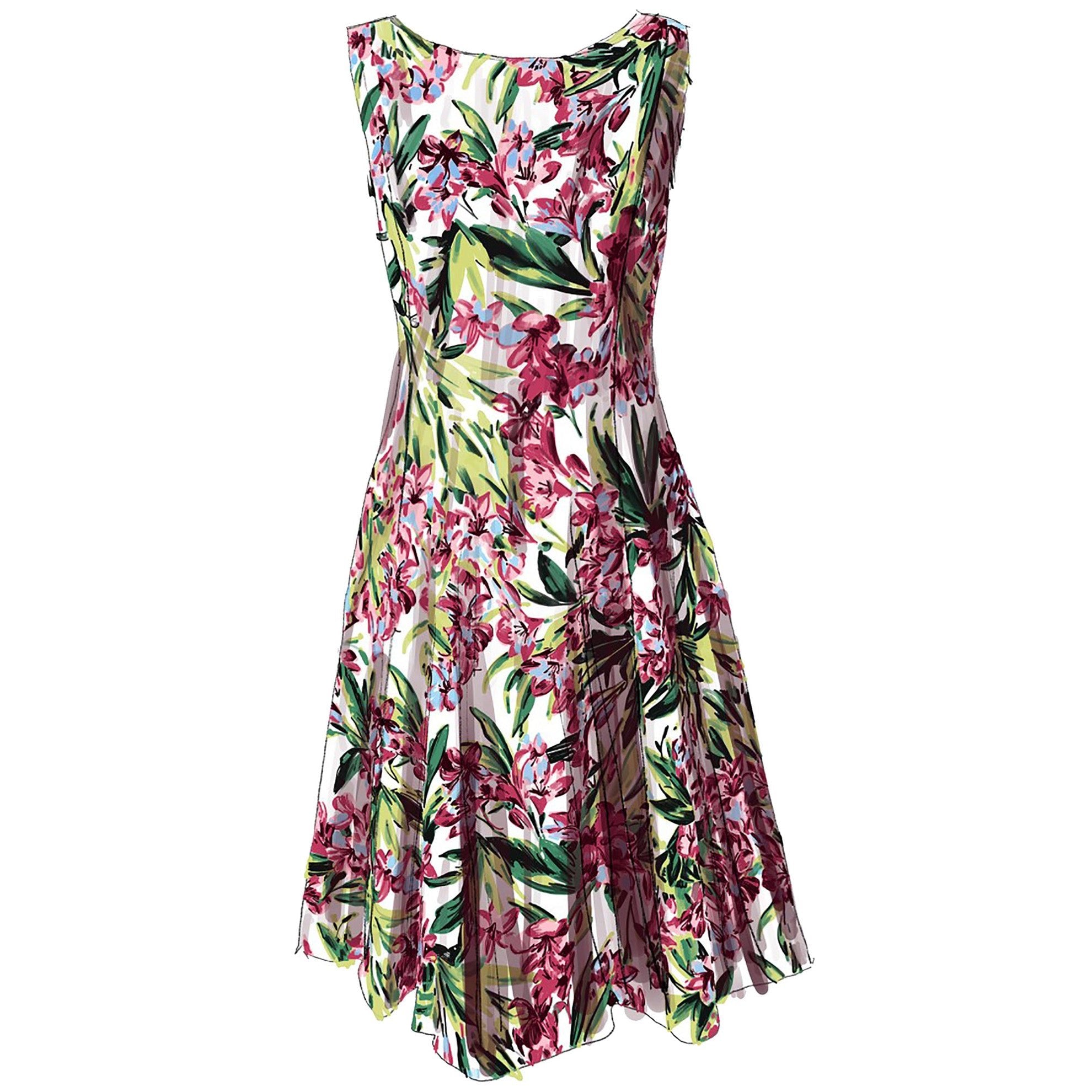 Fuchsia Floral