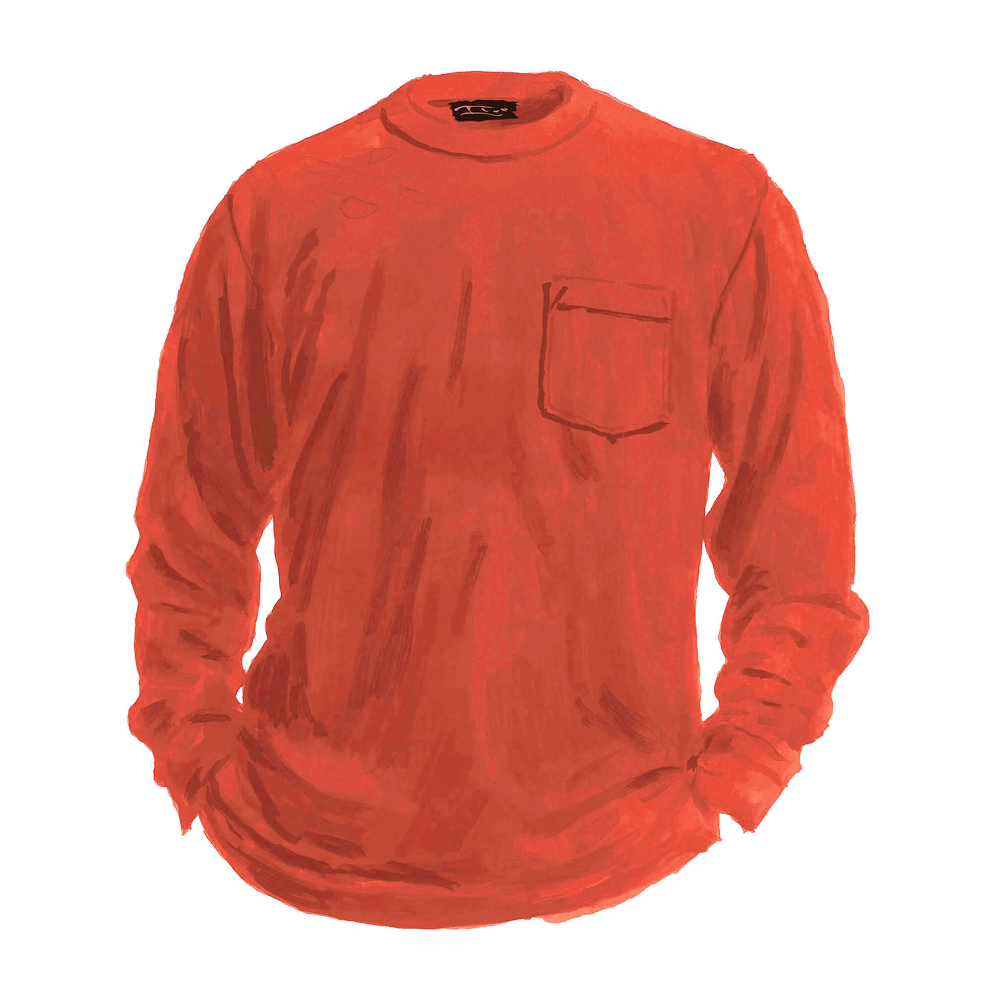Vintage T-Shirt Long - SleeveAutumn Orange
