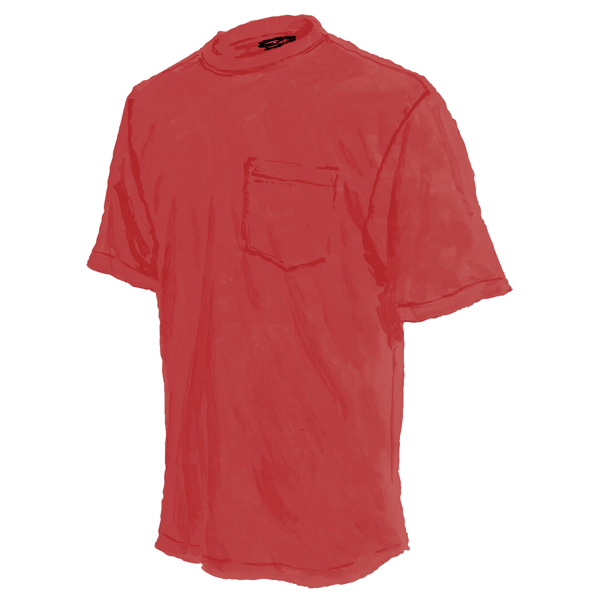 Vintage T-Shirt Short - SleeveBarn Red