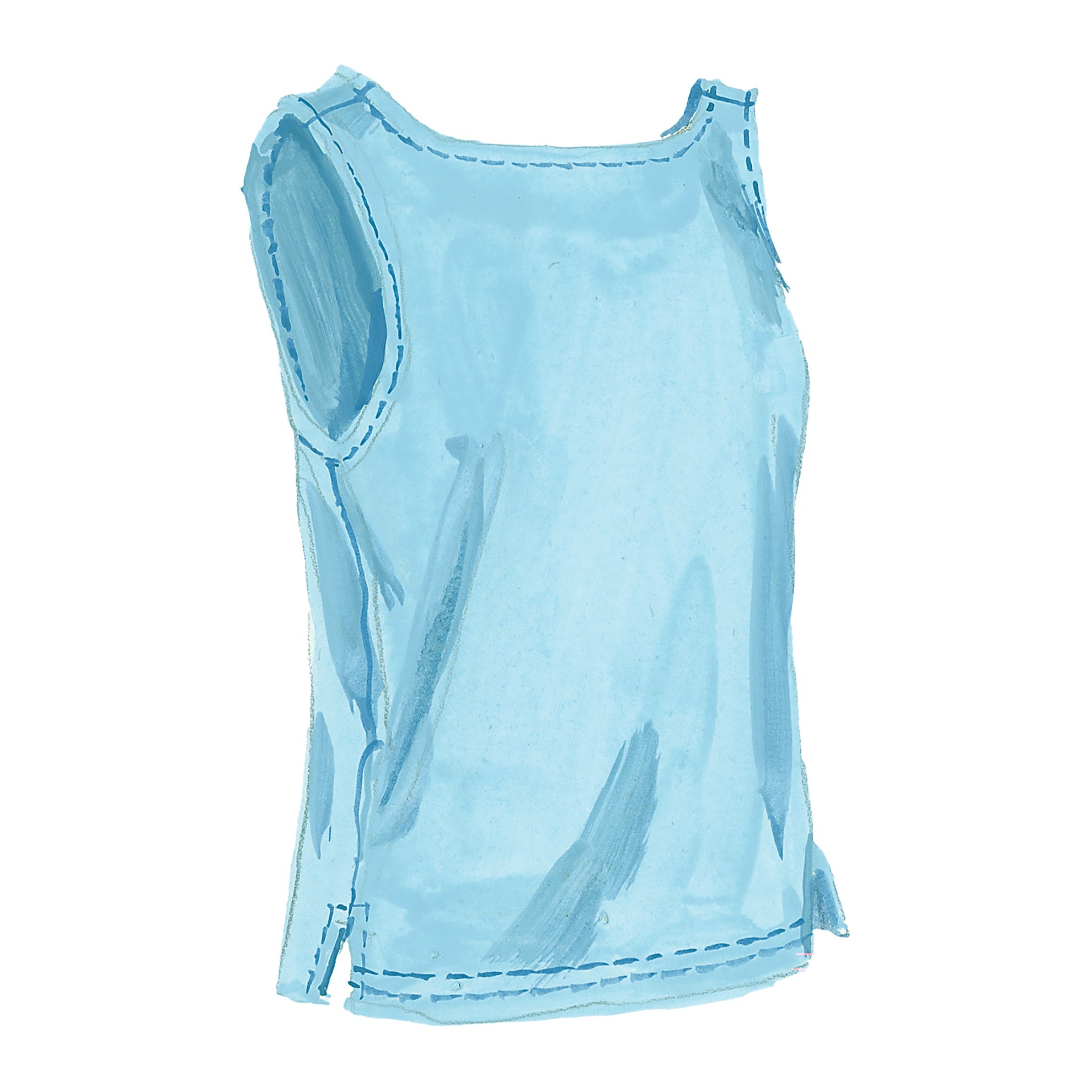 Without Confusion Indigo Knit TopLight Indigo